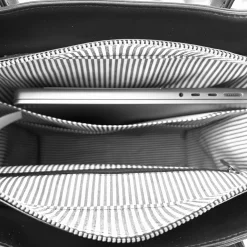 Daniel Chong THE CLERK MAXI NEGRO & NARANJA*Mujer Mujer|Bolsos De Piel