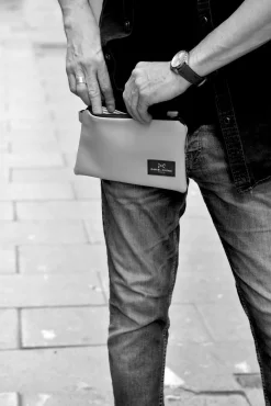 Daniel Chong Traveler Mini Orange Zafiro* Riñoneras|Bandoleras Mini